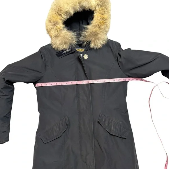 WOOLRICH Arctic Parka in Urban Touch with Detachable Fur size Small - Picture 7 of 16